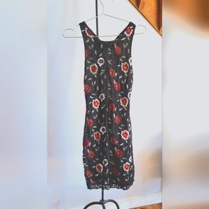 XS Willow and Clay Beaded Lace Floral Dress